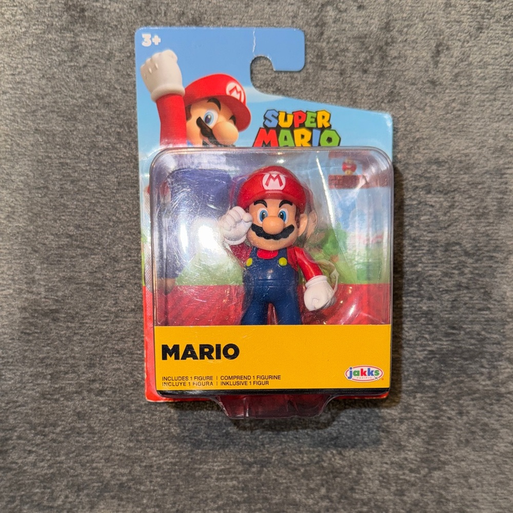 Jakks Super Mario Action Figure - Red and Blue